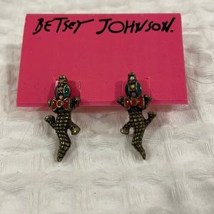 Betsey Johnson Earrings: Gators